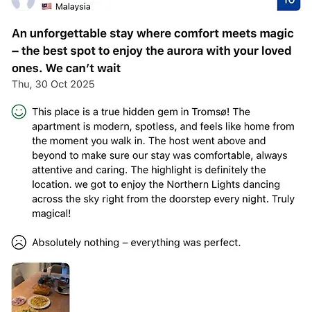 Apartmán Kaldfjord Aurora New Floor *